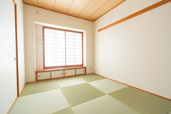 半畳の琉球畳に張り替える和室リフォーム（クロス・襖・障子張替え含む）事例