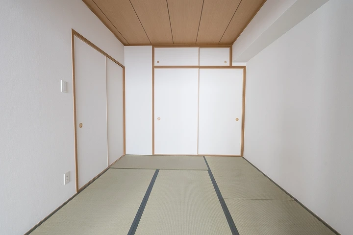 マンション和室の畳表替えとクロス張替え事例／京都市下京区