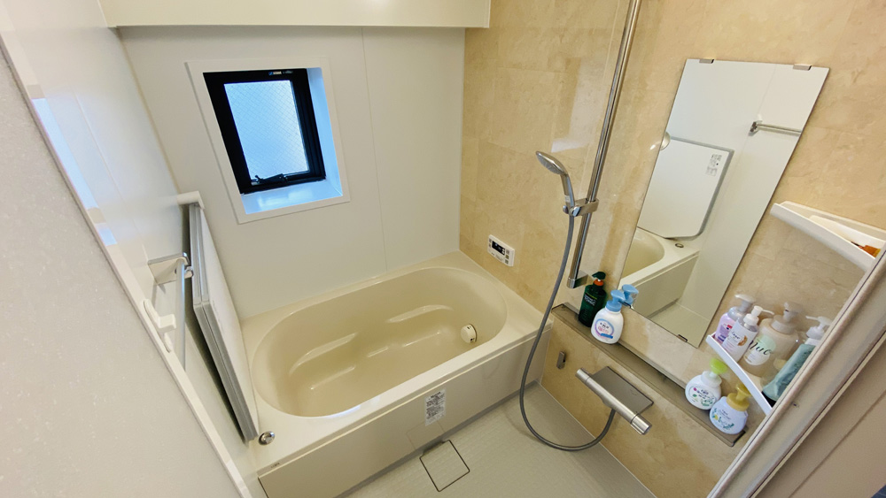 浴室 洗面所のリフォーム マンションユニットバスのサイズアップ事例 京都市上京区