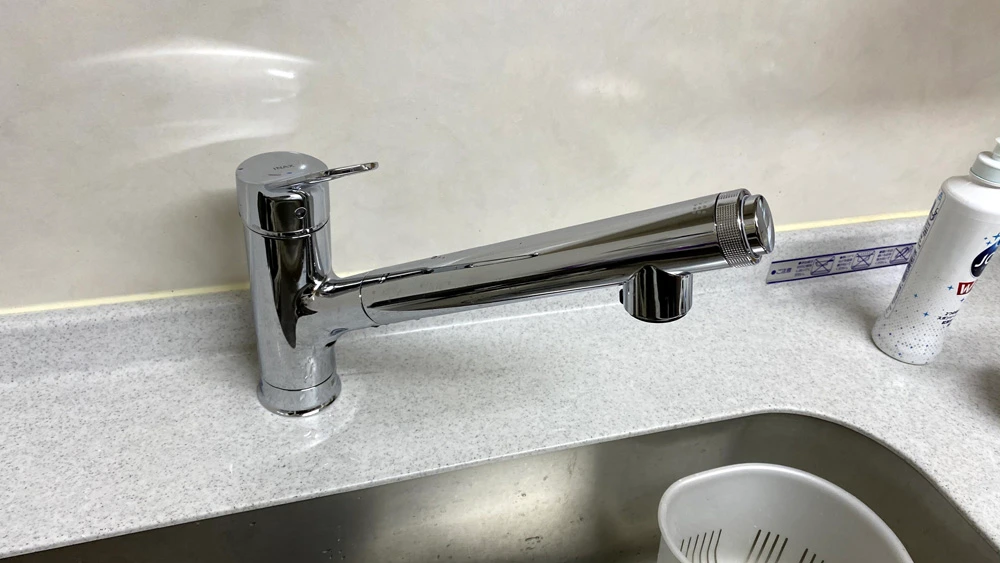 浄水器付きシャワーホース水栓への交換事例